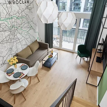 Mezzanine Studio Zarembowicza Airport By Renters Apartment *