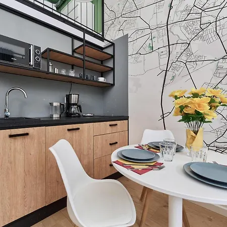 Mezzanine Studio Zarembowicza Airport By Renters Apartment Wroclaw