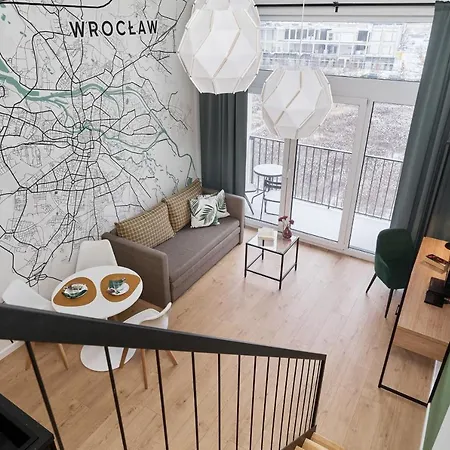 Mezzanine Studio Zarembowicza Airport By Renters Apartment Wroclaw