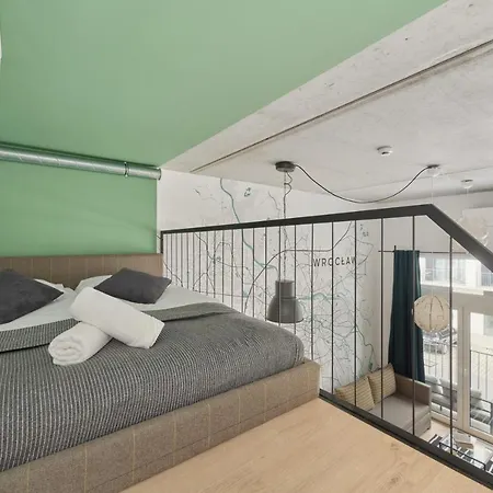 Mezzanine Studio Zarembowicza Airport By Renters Apartment *