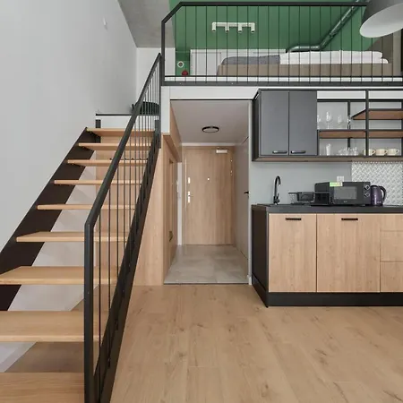 Mezzanine Studio Zarembowicza Airport By Renters